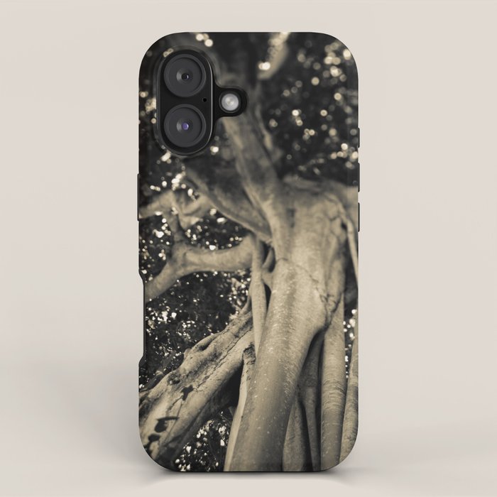 Banyan Tree II - Black and White iPhone Case Gallery Image 1