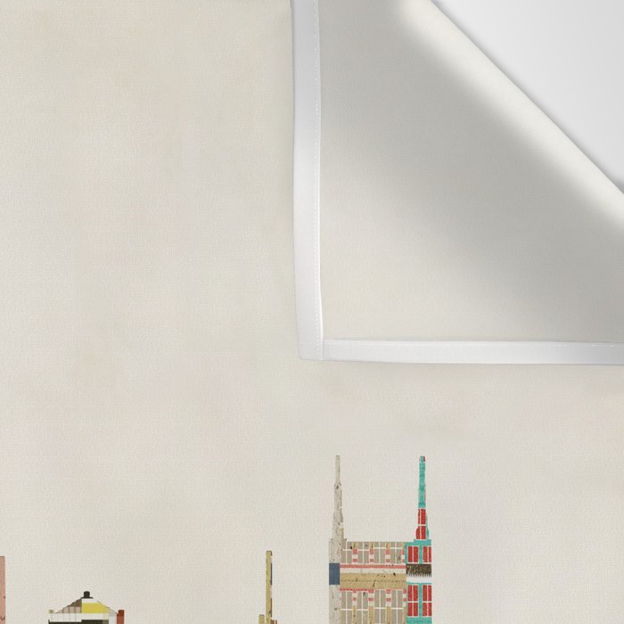 nashville tennessee skyline Wall Tapestry Gallery Image 3