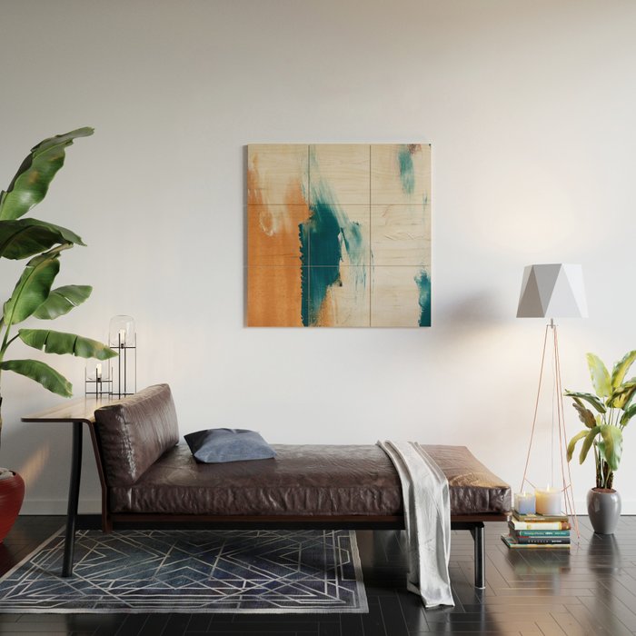 Abstract Oil Painting No.25 Wood Wall Art Gallery Image 2