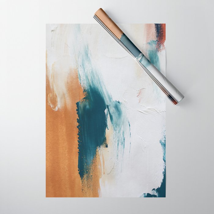 Abstract Oil Painting No.25 Wrapping Paper Gallery Image 1