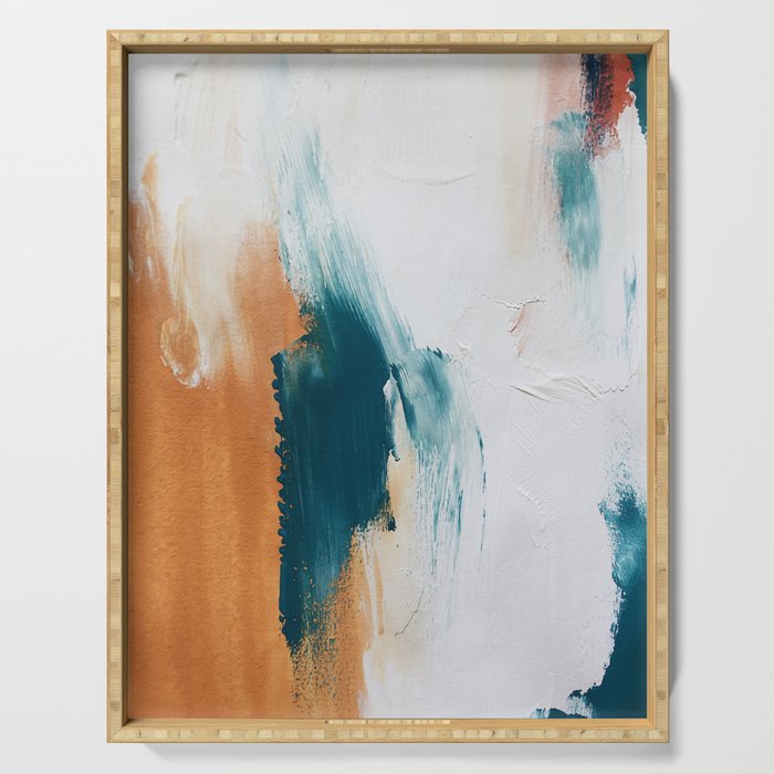 Abstract Oil Painting No.25 Serving Tray Gallery Image 1
