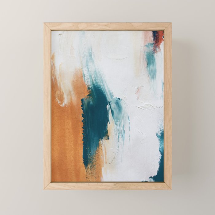 Abstract Oil Painting No.25 Mini Art Print Gallery Image 1