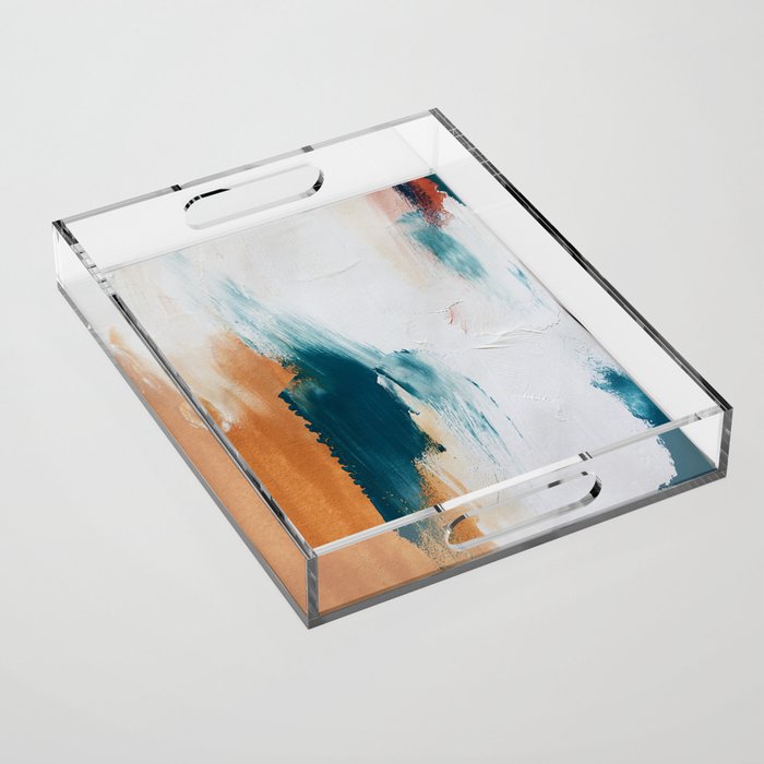 Abstract Oil Painting No.25 Acrylic Tray Gallery Image 1