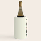 Too Rad To Be Sad - neon rainbow Wine Chiller Gallery Image 2