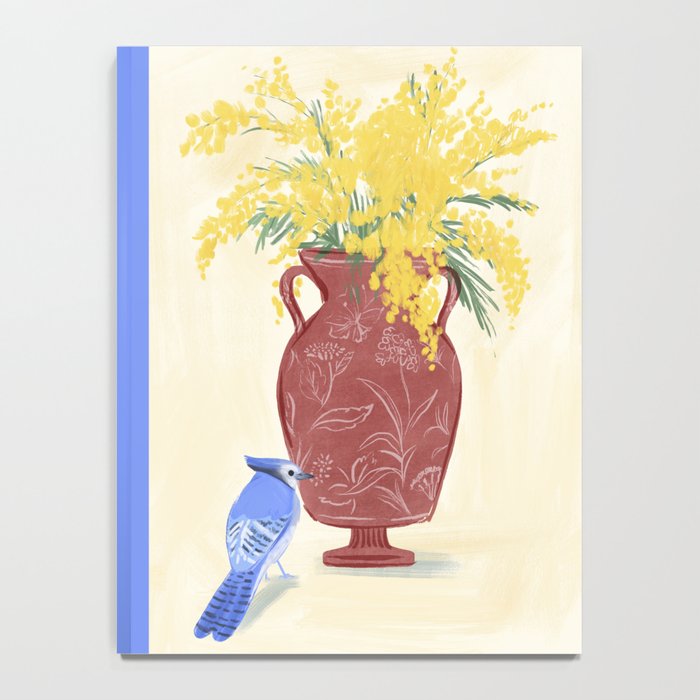 Mimosa and Blue Jay Notebook Gallery Image 4