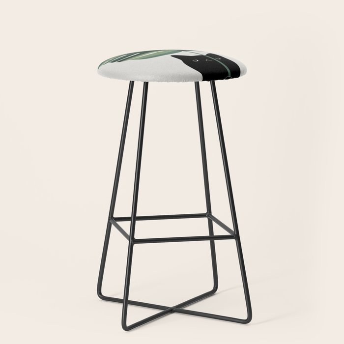 Cat and Plant 16 Stool Gallery Image 1