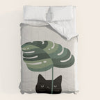 Cat and Plant 16 Comforter Gallery Image 6