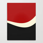 Simple Waves 2 - Red & Cream Notebook Gallery Image 4