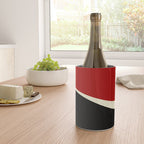 Simple Waves 2 - Red & Cream Wine Chiller Gallery Image 4