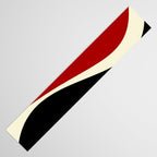 Simple Waves 2 - Red & Cream Table Runner Gallery Image 3
