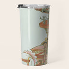 Mechanical Elephant with Festival Barge and Korean Musicians by Komatsuya Hyakki Travel Mug Gallery Image 3