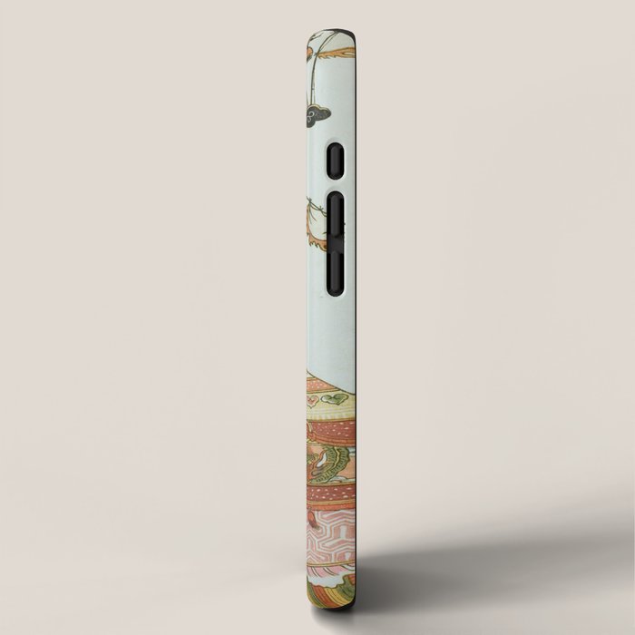 Mechanical Elephant with Festival Barge and Korean Musicians by Komatsuya Hyakki iPhone Case Gallery Image 2