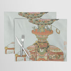 Mechanical Elephant with Festival Barge and Korean Musicians by Komatsuya Hyakki Placemat Gallery Image 1