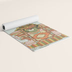 Mechanical Elephant with Festival Barge and Korean Musicians by Komatsuya Hyakki Yoga Mat Gallery Image 2