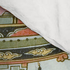 Mechanical Elephant with Festival Barge and Korean Musicians by Komatsuya Hyakki Comforter Gallery Image 4