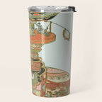 Mechanical Elephant with Festival Barge and Korean Musicians by Komatsuya Hyakki Travel Mug Gallery Image 2