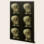 Vincent van Gogh - Skull of a Skeleton with Burning Cigarette Wallpaper Gallery Image 2