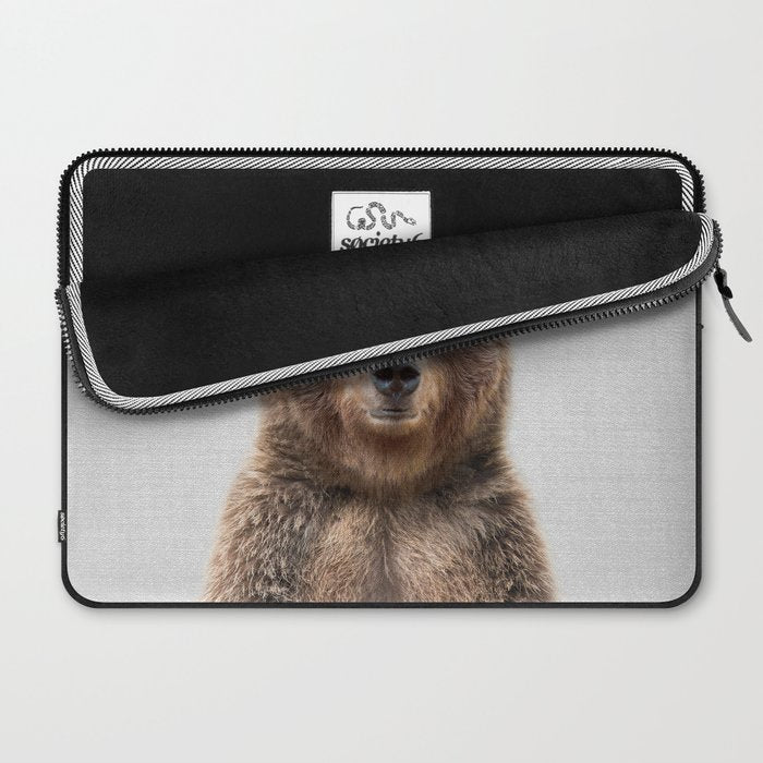 Grizzly Bear - Colorful Laptop Sleeve Gallery Image 2