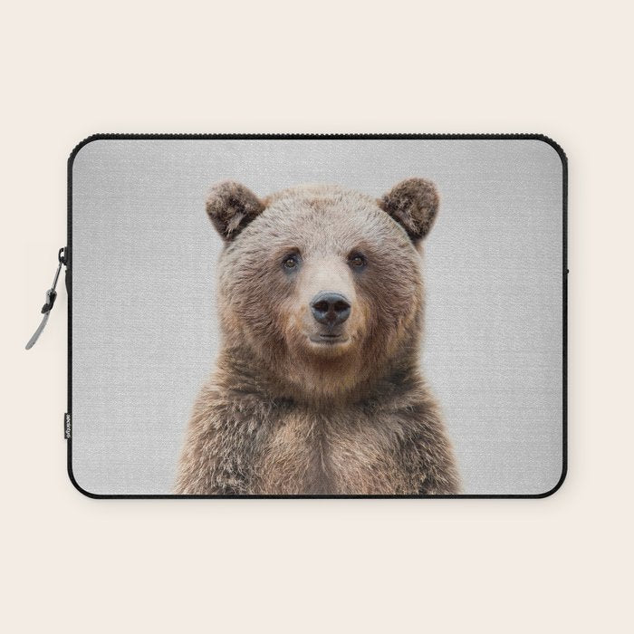 Grizzly Bear - Colorful Laptop Sleeve Gallery Image 1