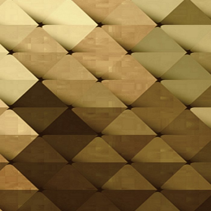 Triangles Yellow Brown Olive Green Coffee Mug Gallery Image 2