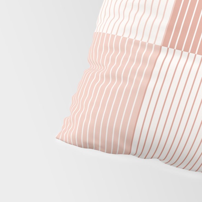 Color Block Line Pattern V Pillow Sham Gallery Image 4