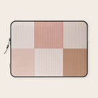 Color Block Line Pattern V Laptop Sleeve Gallery Image 1