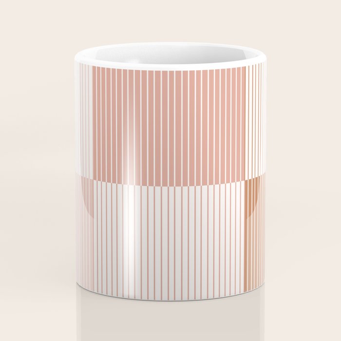 Color Block Line Pattern V Coffee Mug Gallery Image 4