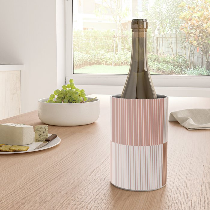 Color Block Line Pattern V Wine Chiller Gallery Image 4