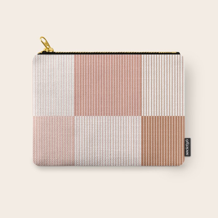 Color Block Line Pattern V Carry All Pouch Gallery Image 1