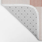 Color Block Line Pattern V Bath Mat Gallery Image 2