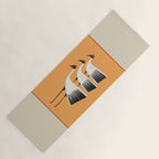 Striped Bird Trio II Yoga Mat Gallery Image 1