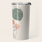 Cat and Plant 36 Travel Mug Gallery Image 2