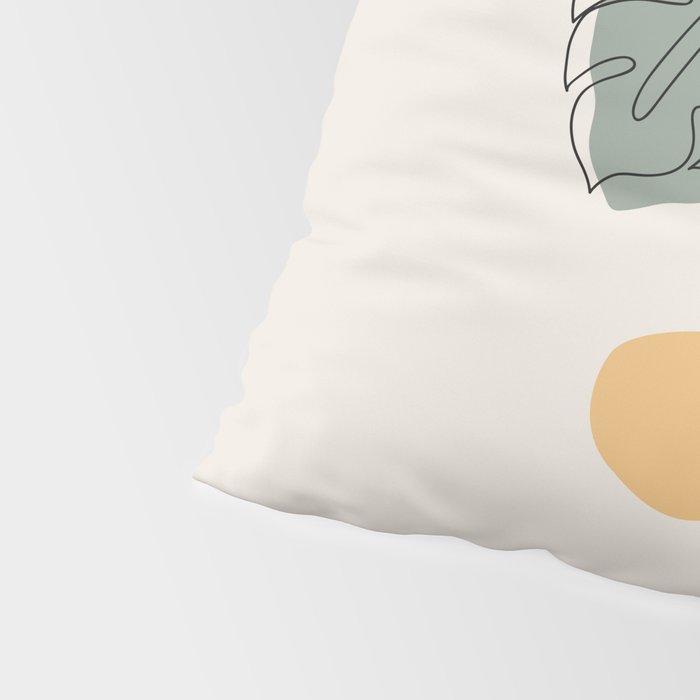Cat and Plant 36 Pillow Sham Gallery Image 4