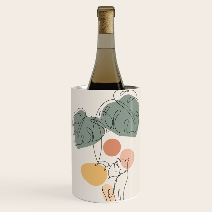 Cat and Plant 36 Wine Chiller Gallery Image 1