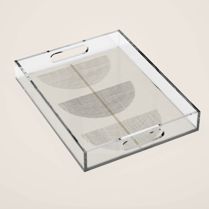 Geometric Composition III Acrylic Tray Gallery Image 1