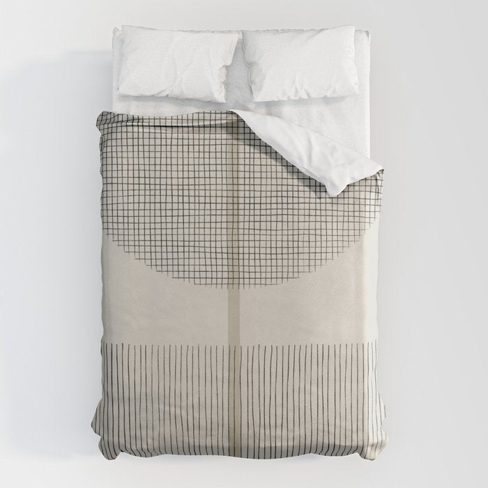 Geometric Composition III Duvet Cover Gallery Image 1