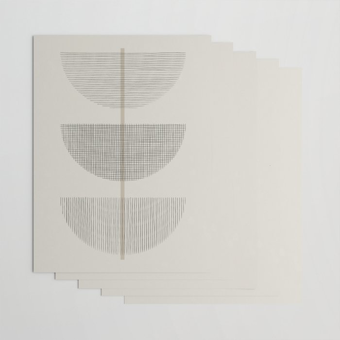 Geometric Composition III Wrapping Paper Gallery Image 3