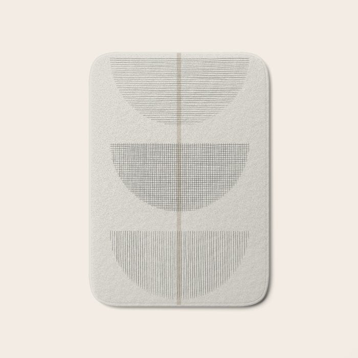Geometric Composition III Bath Mat Gallery Image 1