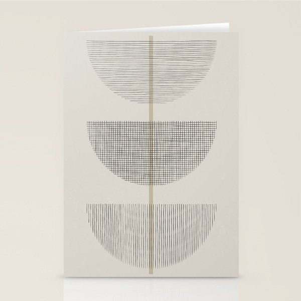 Geometric Composition III Stationery Card Gallery Image 2
