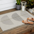 Geometric Composition III Outdoor Rug Gallery Image 2