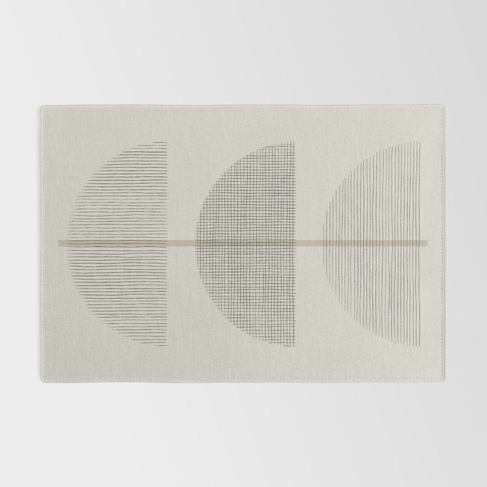 Geometric Composition III Rug Gallery Image 2