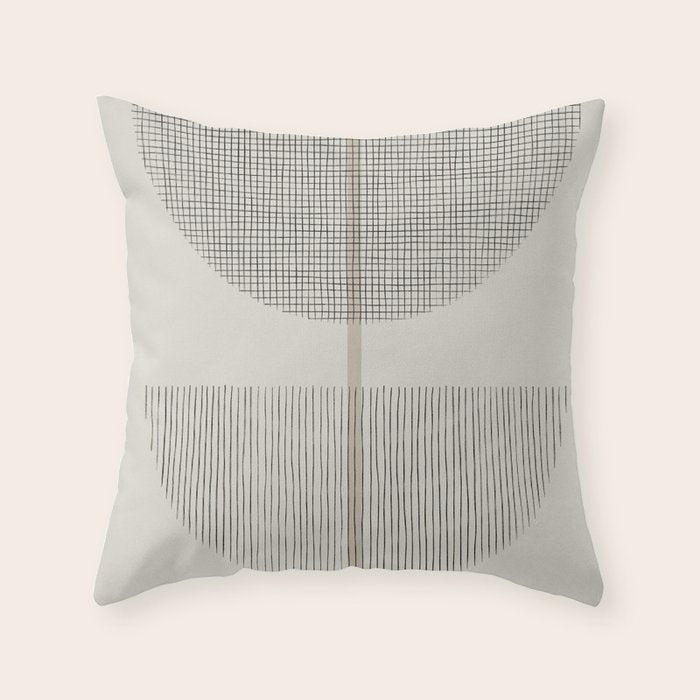Geometric Composition III Throw Pillow Gallery Image 6
