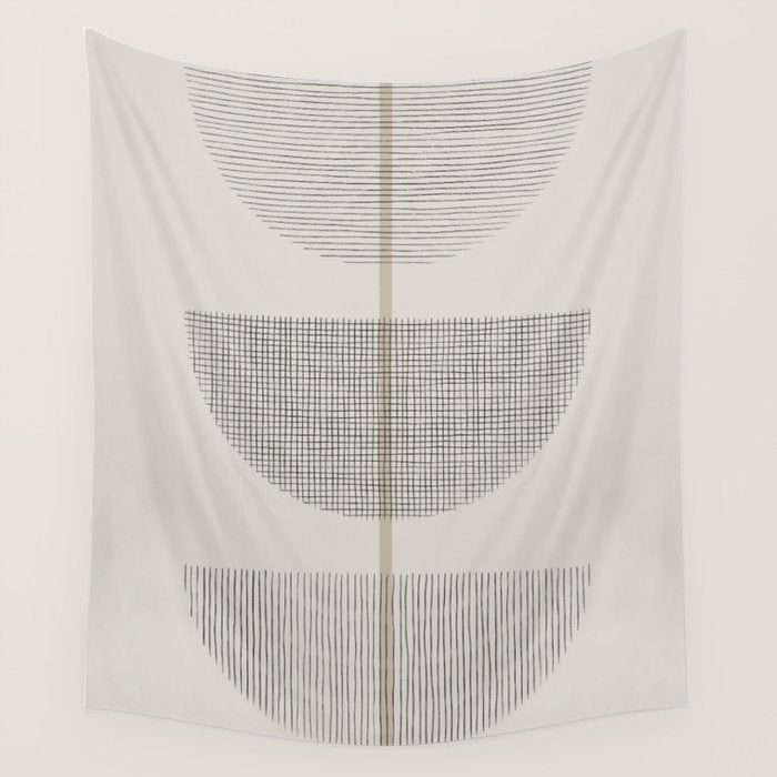 Geometric Composition III Wall Tapestry Gallery Image 4