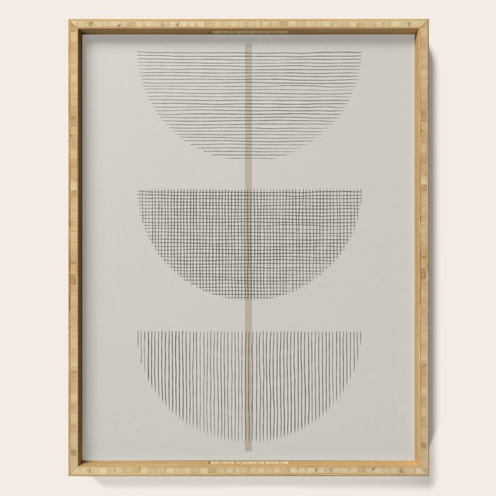 Geometric Composition III Serving Tray Gallery Image 1