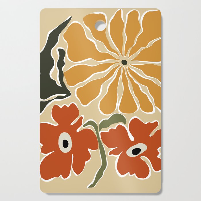 Bold Garden from 70s Cutting Board Gallery Image 1