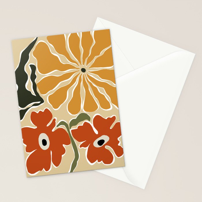 Bold Garden from 70s Stationery Card Gallery Image 2