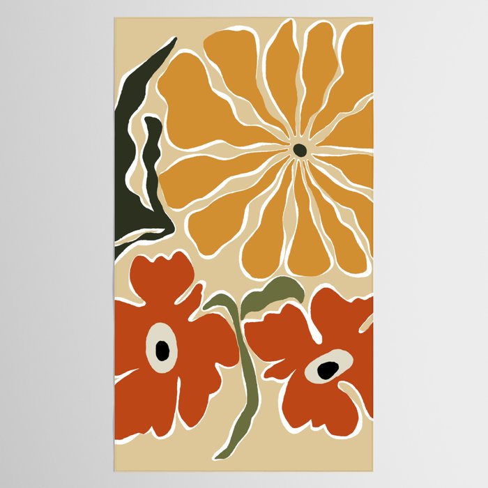 Bold Garden from 70s Tablecloth Gallery Image 2