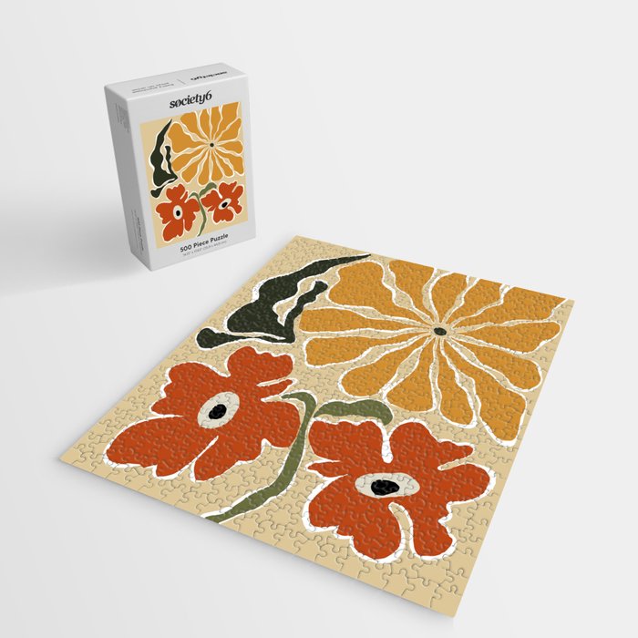 Bold Garden from 70s Jigsaw Puzzle Gallery Image 2