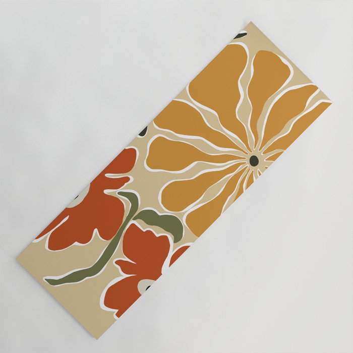 Bold Garden from 70s Yoga Mat Gallery Image 1