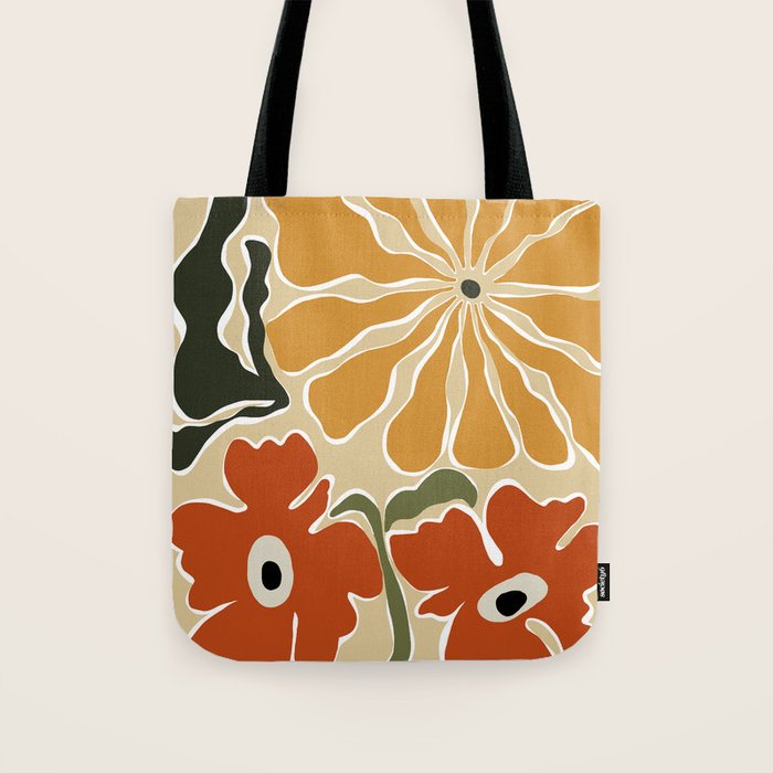 Bold Garden from 70s Tote Bag Gallery Image 1